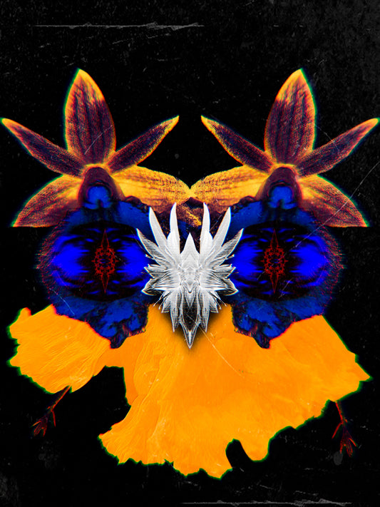 Flower Collage II - 8x10 Matted Print